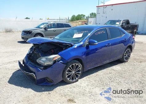 2014 Toyota Corolla S Plus from USA, damaged, VIN 5YFBURHE2EP029319